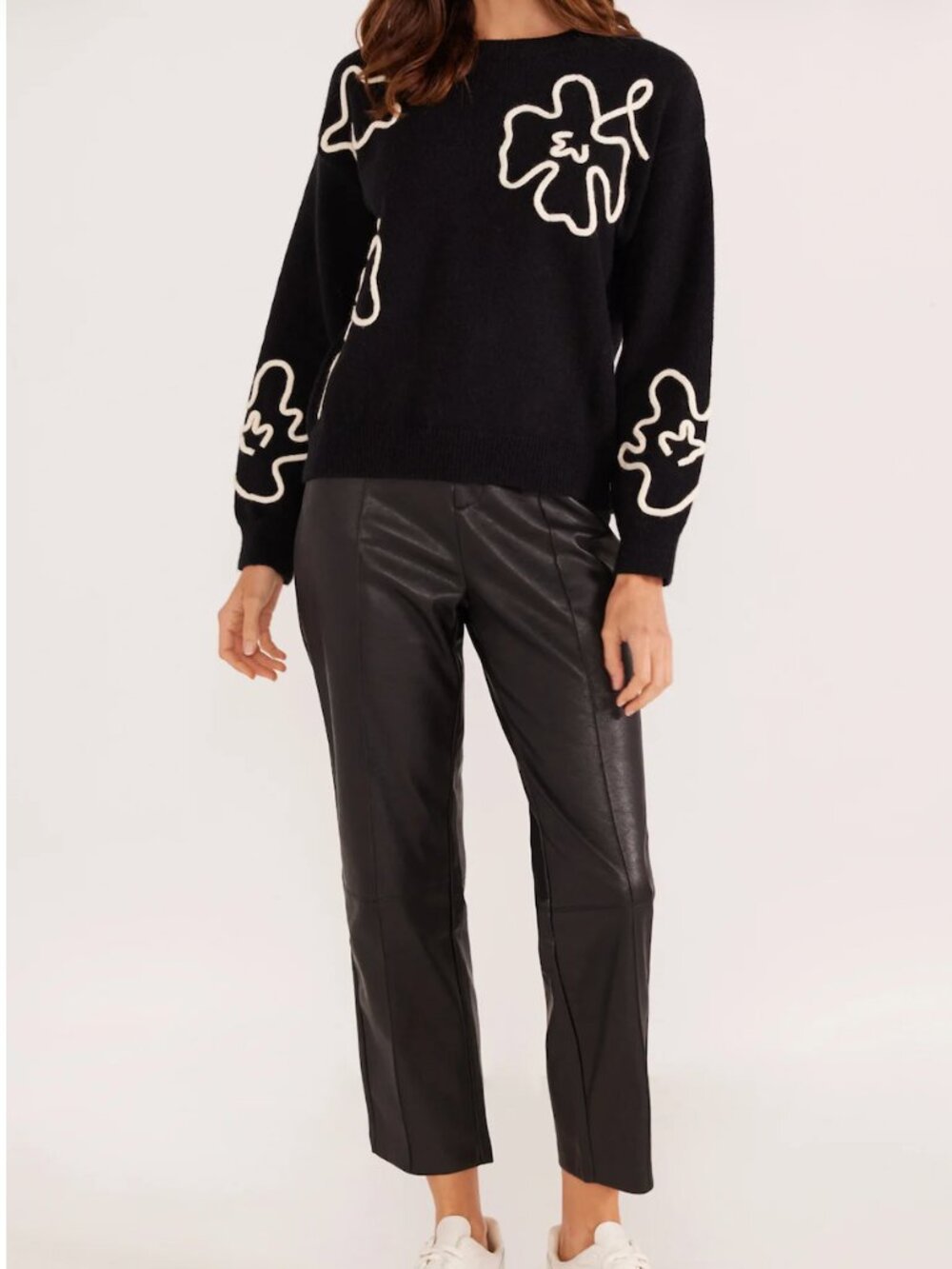 MINKPINK Isla Floral Knit Jumper